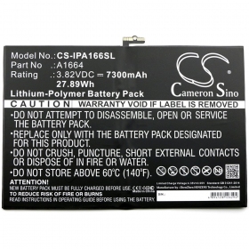 Apple iPad A1664 Pro 9.7 / iPad A1673 Pro 9.7 / iPad A1675 Pro 9.7 / iPad A1674 Pro 9.7 Batterie, akumuliatorius (7306mAh)