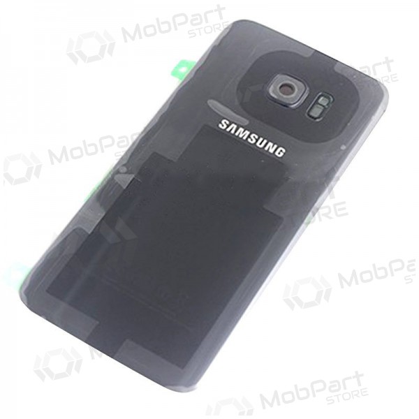 Samsung G935F Galaxy S7 Edge Rückseite Akkudeckel (Schwarz) (gebraucht grade B, original)