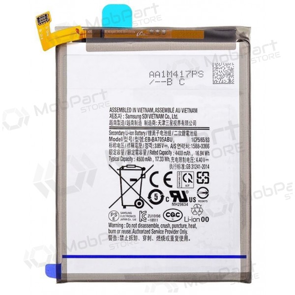 Samsung Galaxy A70 Batterie, akumuliatorius (EB-BA705ABU) Samsung Galaxy A70 Batterie, akumuliatorius (EB-BA705ABU)