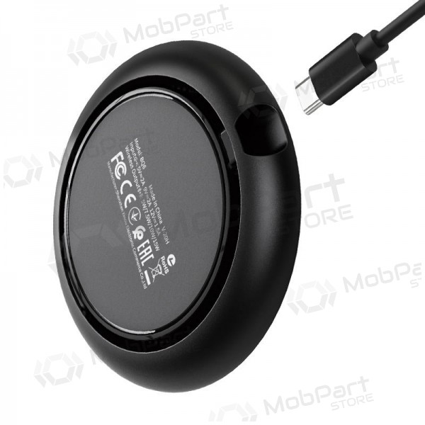 Ladegerät kabellos Borofone BQ6 QC3.0 (15W) (Schwarz)