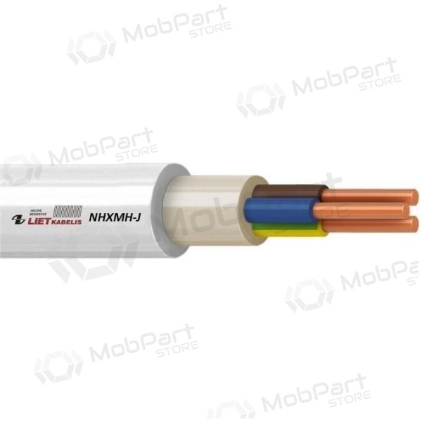 Energiekabel Lietkabelis NHXMH-J 3x1.5 mm² kupfer XLPE CPR Cca eindrähtig.