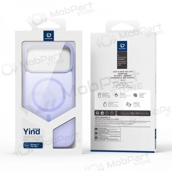 Apple iPhone 17 Pro, 18 Pro hülle - Dux Ducis Yind (violett)