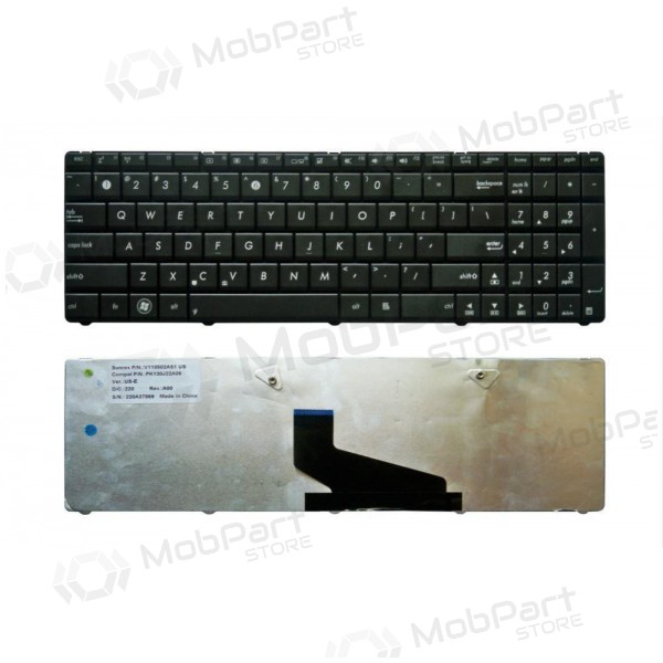 ASUS: K53U, K53B, K53T, K53, K53E Tastatur ASUS: K53U, K53B, K53T, K53, K53E Tastatur