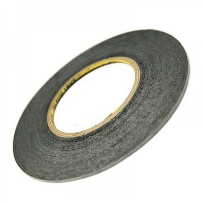 Doppelseitiges Klebeband 3mm (Schwarz)