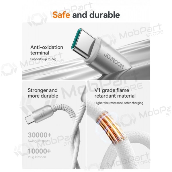 USB Kabel Joyroom S-A51 USB-C to USB-C 60W 1.2m Grau