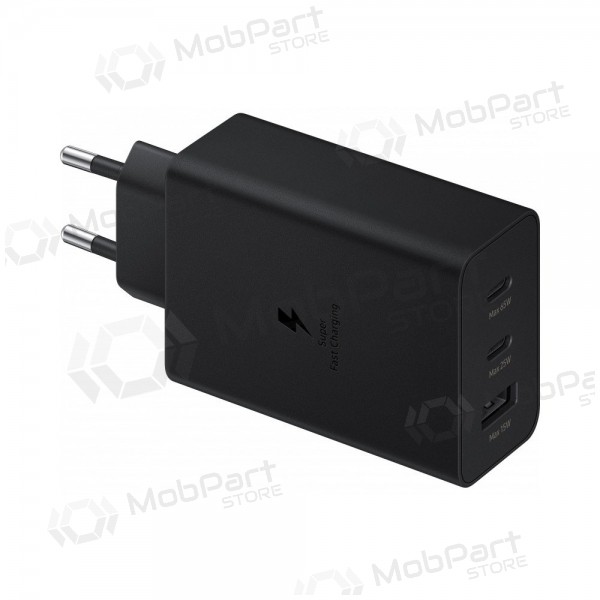 Netzladegerät Samsung EP-T6530NBEGEU 65 W 2x USB-C + USB-A schwarz