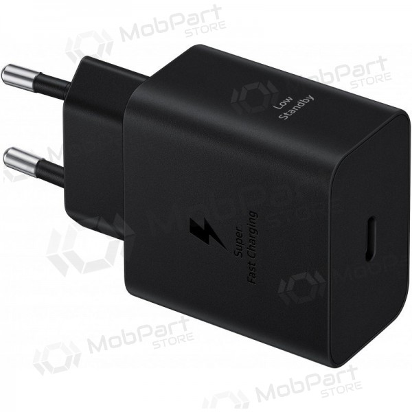 Ladegerät Samsung EP-T4511XBEGEU 45W + USB-C to USB-C Kabel Schwarz