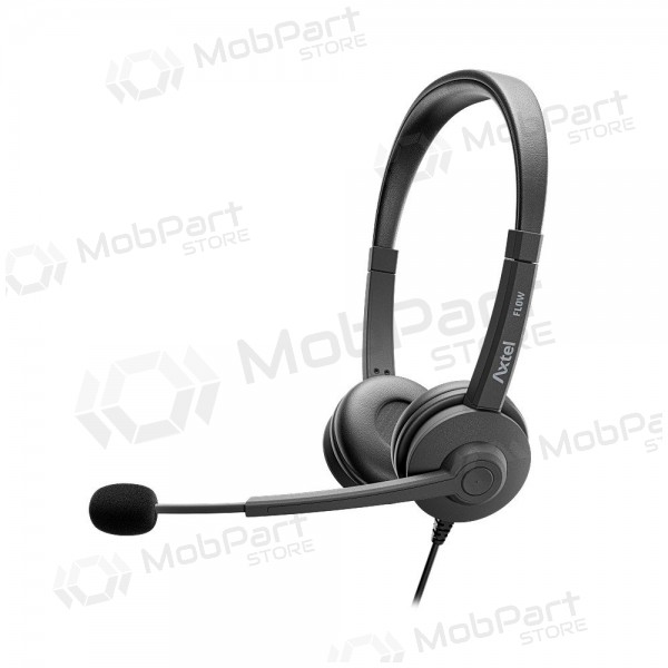 USB-C Kopfhörer Axtel FLOW UC USB-A und USB-C schwarz