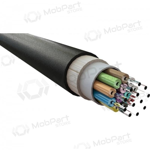 Glasfaserkabel Excel 205-302 12 fasern singlemode OS2 9/125 G652D LSZH CPR Dca UV-beständig 1000 N.