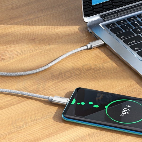 USB-C kabel Hoco U134 USB-C zu USB-C 1.8 m 240 W schwarz