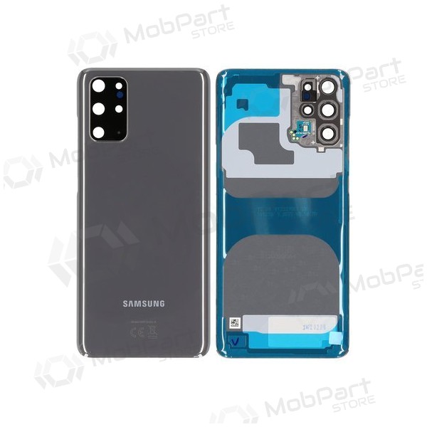 Samsung G985 / G986 Galaxy S20 Plus Rückseite Akkudeckel Grau (Cosmic Grey) (gebraucht grade C, original)