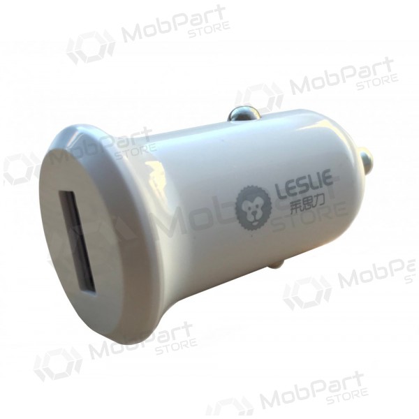 Ladegerät automobilinis Leslie C50 USB 5A (Weiß)