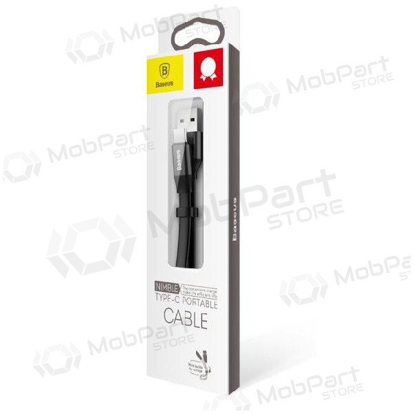 USB Kabel Baseus type-C 0.23m (2A) (Schwarz)