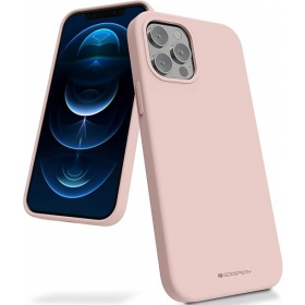 Handyhülle Mercury Silicone Case Apple iPhone 16e Schwarz
