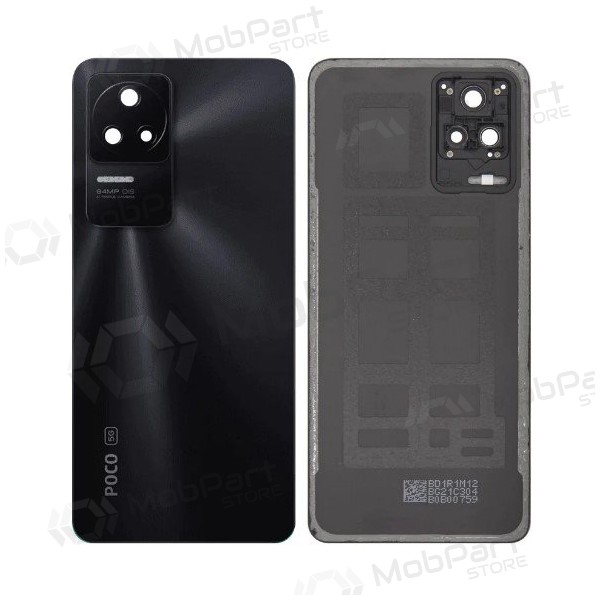 Xiaomi Poco F4 Rückseite Akkudeckel (Schwarz) (original) (service pack)