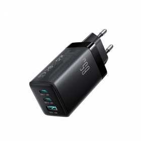 Telefonladegerät Hoco N66 35 W GaN USB-C + USB-A mit Lightning Kabel 1 m weiß
