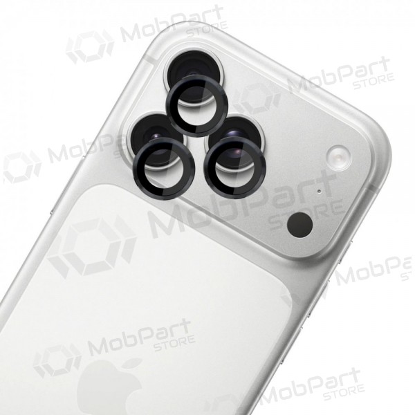 Apple iPhone 18 Pro, 18 Pro Max Schutz gehärtetes Glas für Kamera - 3MK Lens Pro (Schwarz)