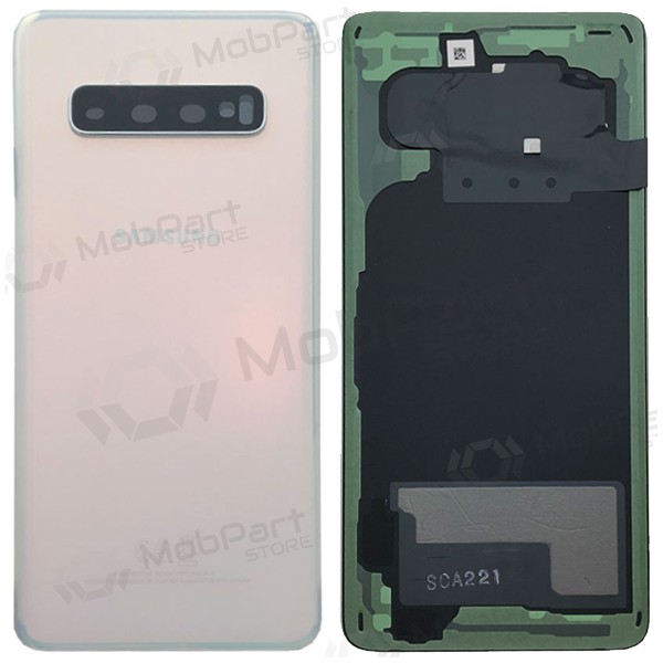 Samsung G973 Galaxy S10 Rückseite Akkudeckel Weiß (Prism White) (gebraucht grade C, original) Samsung G973 Galaxy S10 Rückseite Akkudeckel Weiß (Prism White) (gebraucht grade C, original)