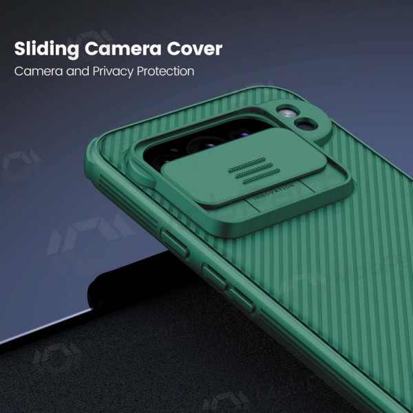 Google Pixel 7A Handyhülle „Nillkin CamShield Pro“ (Grün)