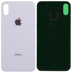 Apple iPhone X Rückseite Akkudeckel (Weiß) (bigger hole for camera)