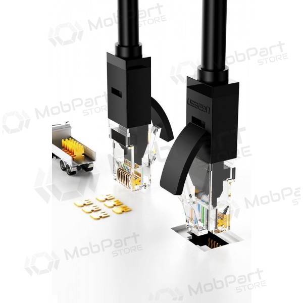 Kabel Ugreen RJ45 Cat 6 UTP 1000Mbps 2.0m (Schwarz)