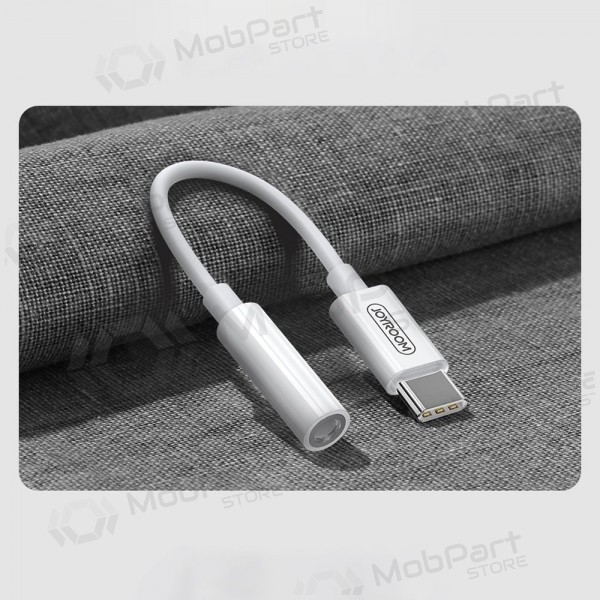 Audioadapter Joyroom SH-C1 USB-C auf 3.5 mm weiß.