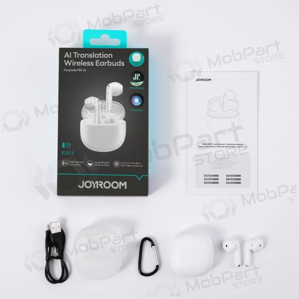Kabellose Kopfhörer mit Mikrofon Joyroom JR-FB1 Bluetooth weiß