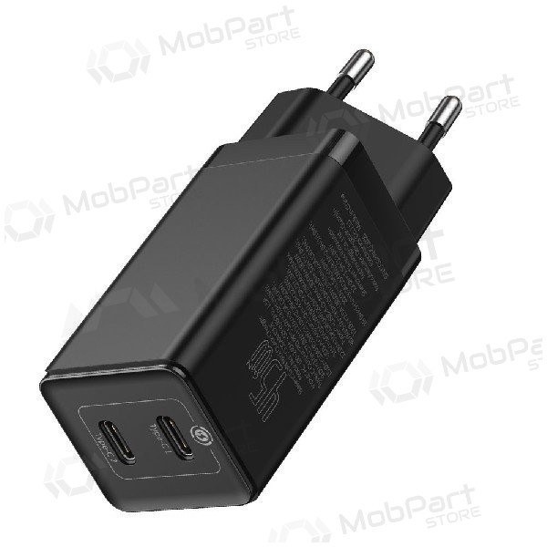 Ladegerät Baseus GaN 45w (20V/3A) + Type-C Kabel (MacBook) (Schwarz)