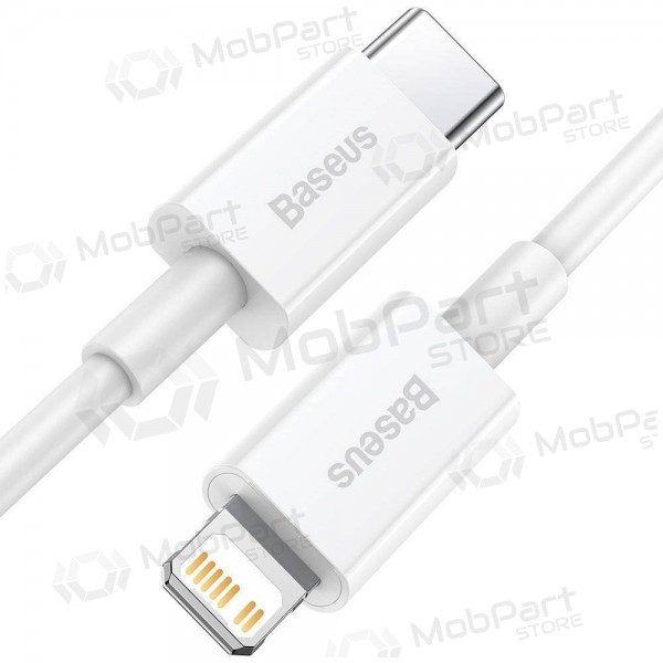 Kabel Baseus Superior Type-C - Lightning PD 20W 0.25m (Weiß) CATLYS-02