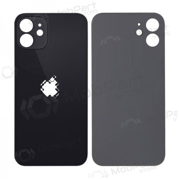 Apple iPhone 12 rückseitige abdeckung (schwarz)