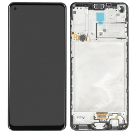 Samsung Galaxy A21s Display (Schwarz) (mit Rahmen) (Premium)