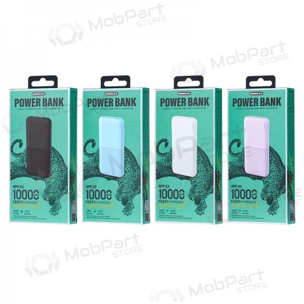 externe Batterie Power Bank Remax RPP-23 12W 10000mAh Schwarz