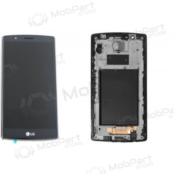 LG H815 Optimus G4 Display (mit Rahmen) (Schwarz)