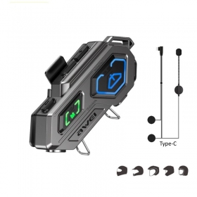 Bluetooth-Freisprecheinrichtung Awei VS-6 für Helm USB-C schwarz