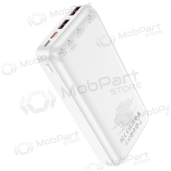 externe Batterie Power Bank Hoco J101A PD 20W+Quick Charge 3.0 22.5W 20000mAh Weiß