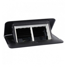 Įleidžiama modulinė dėžutė 4 mod. Legrand 654002 (Schwarz, metalinė)