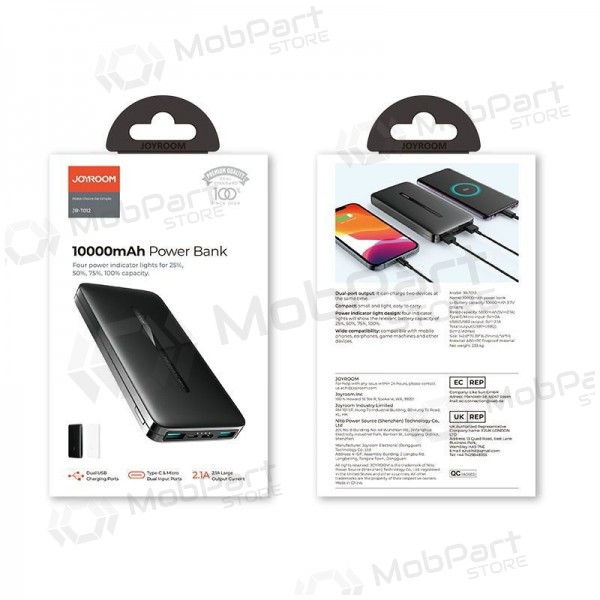 externe Batterie Power Bank Joyroom JR-T012 10000mAh Weiß