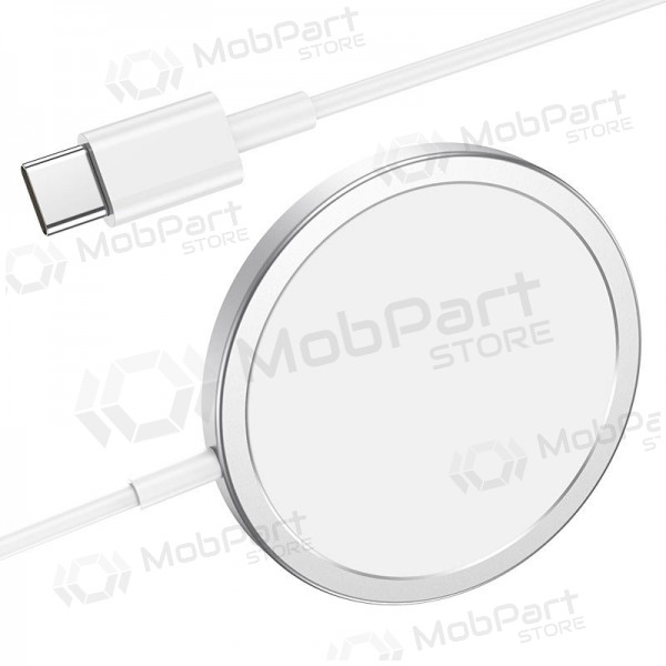 Ladegerät kabellos Borofone BQ9 Pro Original Magnetic (10W) (Silbrig)