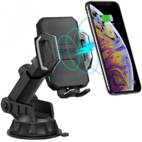 Telefonhalter für das Auto CHOETECH, mit kabelloser Ladefunktion, 15W.