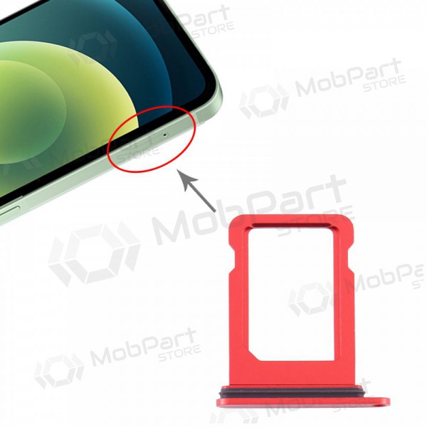 Apple iPhone 12 SIM-Kartenhalter (Rot)