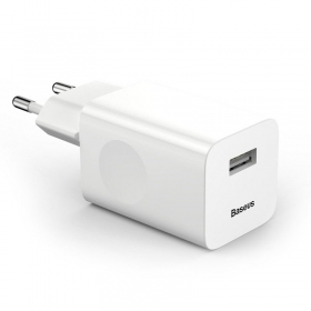 Telefonladegerät Baseus CCALL-BX02 24 W USB-A weiß