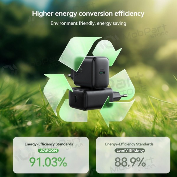 Ladegerät Joyroom JR-TCG13 45W GaN USB-C Schwarz