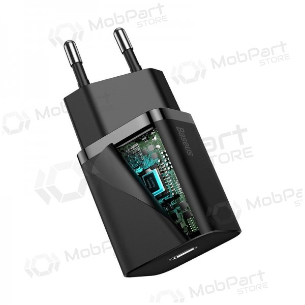 Ladegerät buitinis Baseus Super Si 20W Schwarz CCSUP-B01