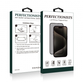 LCD apsauginis stikliukas 2.5D Privacy Perfectionists Apple iPhone XR/11 Schwarz