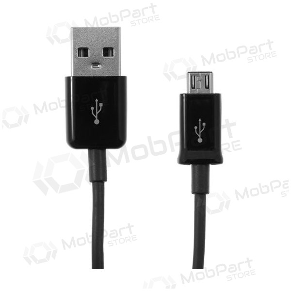 Samsung i9300 Galaxy S3 / i9300 Galaxy S3 Neo / N7000 Galaxy Note / i9100 Note microUSB Kabel (1,5m) (Schwarz)