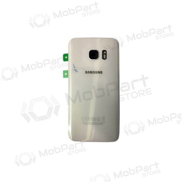 Samsung G935F Galaxy S7 Edge Rückseite Akkudeckel (Weiß) (gebraucht grade B, original)