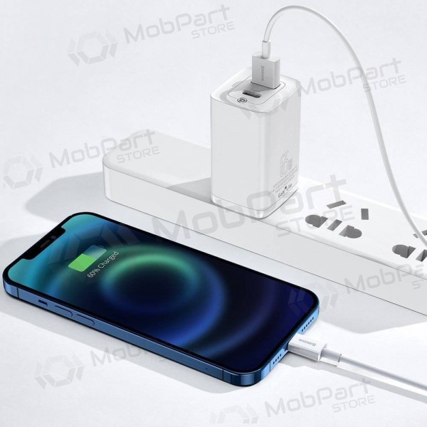 USB Kabel Baseus Superior Lightning 2.4A 0.25m (Weiß) CALYS-02