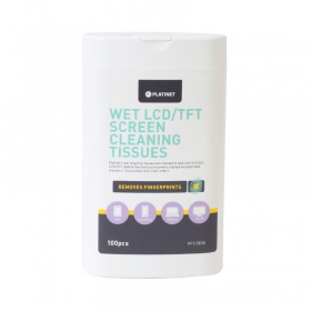 Wet wipes PLATINET for LCD / TFT screens PLATINET 11x9,4cm (100Stck)