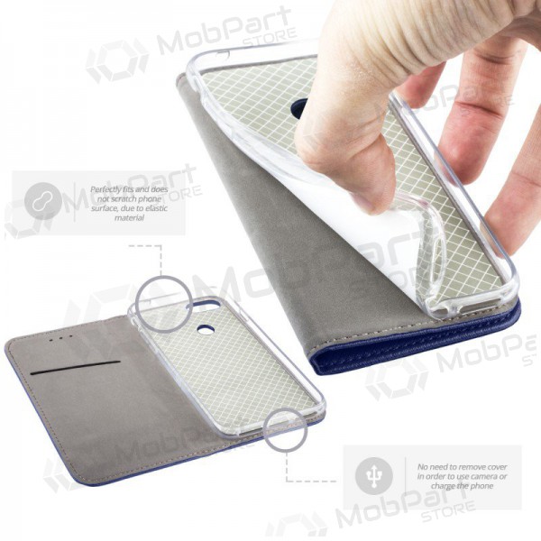 Apple iPhone 13 hülle - Smart Magnet (dunkelblau)