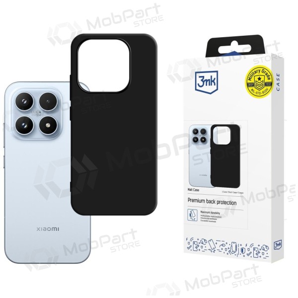 Xiaomi 17T hülle - 3MK Matt Case schwarz